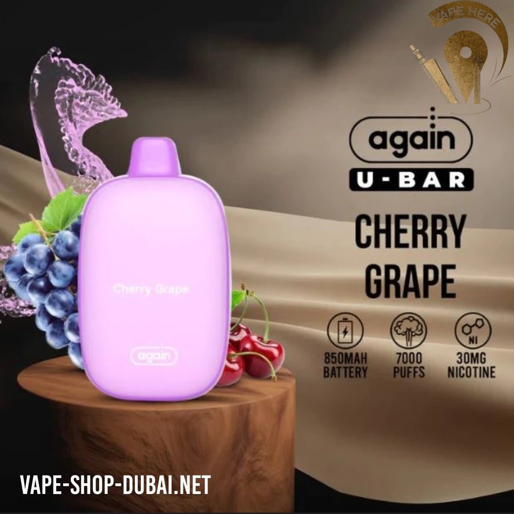 AGAIN U-BAR DISPOSABLE VAPE (7000 PUFFS) UAE Abu Dhabi