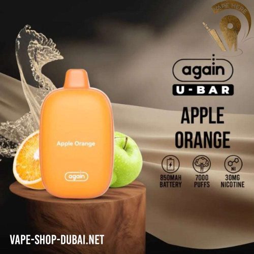 AGAIN U-BAR DISPOSABLE VAPE (7000 PUFFS) - Vape Here Store