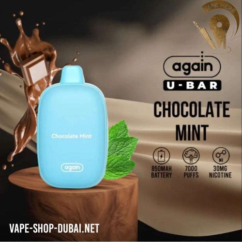 AGAIN U-BAR DISPOSABLE VAPE (7000 PUFFS) - Vape Here Store