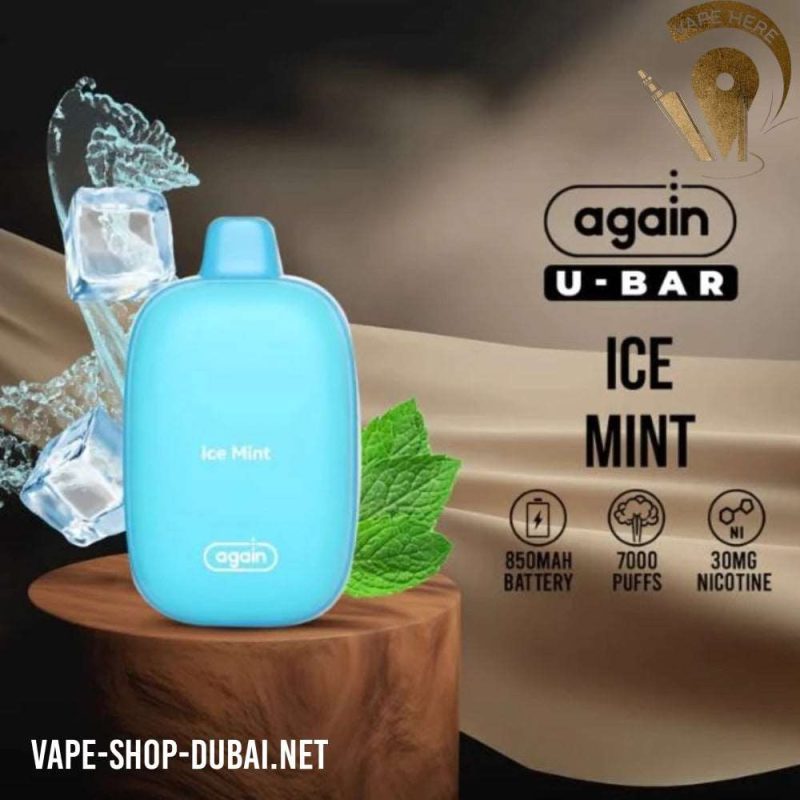 AGAIN U-BAR DISPOSABLE VAPE (7000 PUFFS) - Vape Here Store