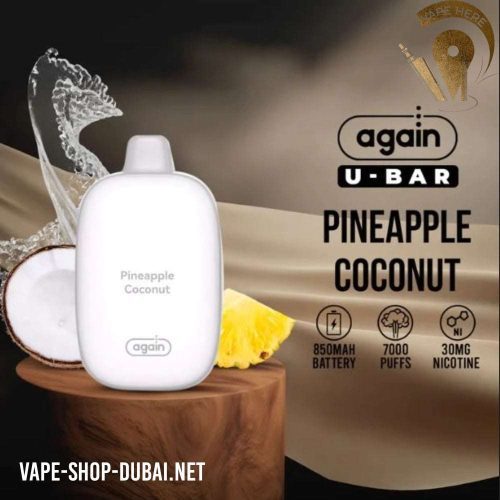 AGAIN U-BAR DISPOSABLE VAPE (7000 PUFFS) - Vape Here Store