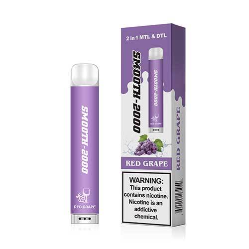 Smooth 2000 – Disposable Pods 20mg - 2000 Puffs  MTL & DTL - Vape Here Store